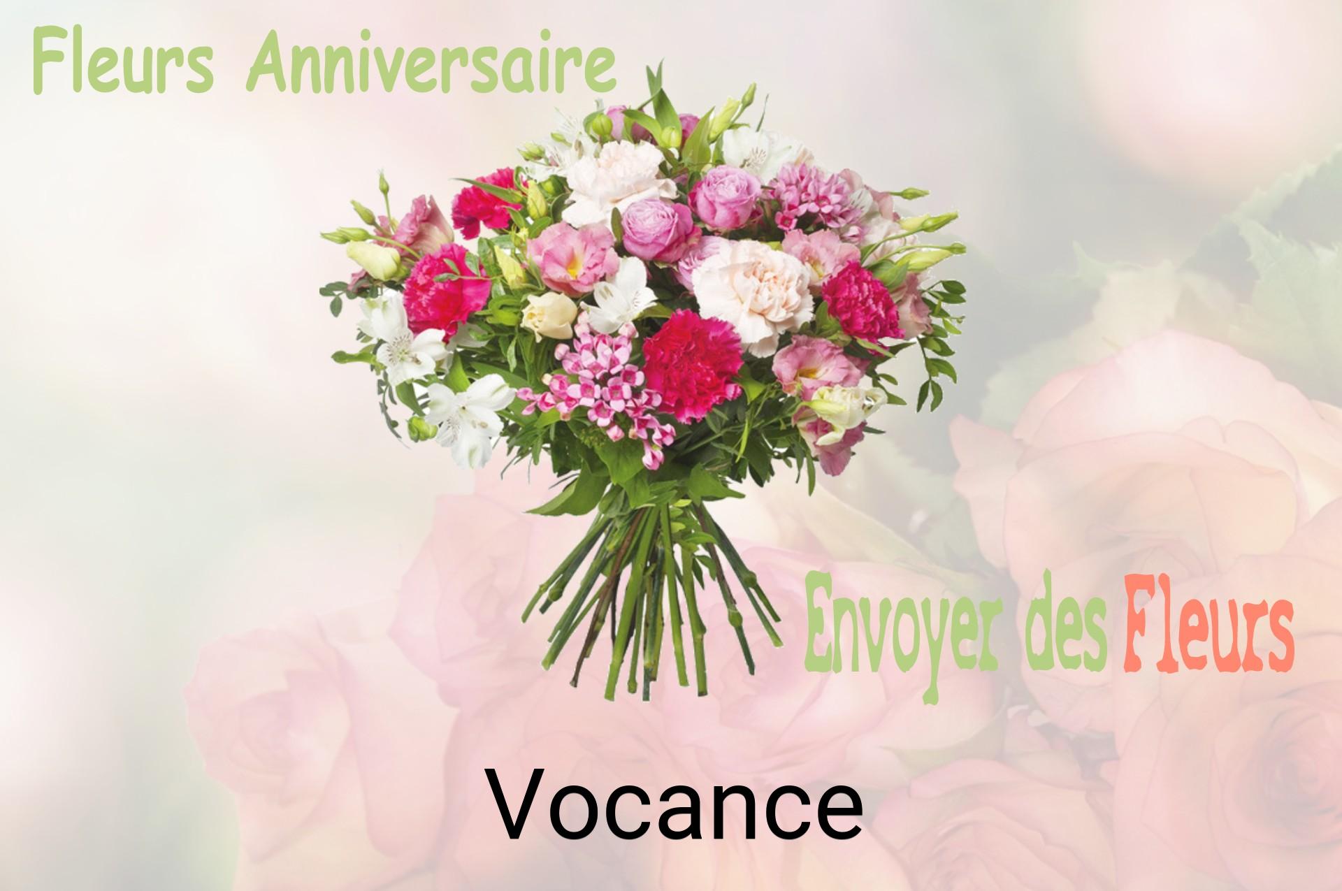 Bouquet de fleurs d’anniversaire livré à Vocance